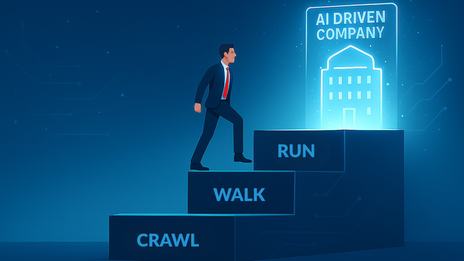 Illustration of "Crawl, Walk and Run" Approach